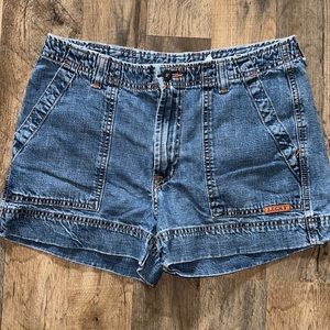 lucky Brand Vintage denim Jean Shorts sz 10 high rise